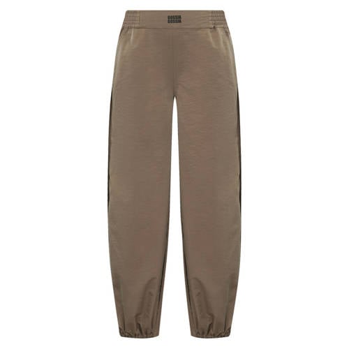 Gossia relaxed high waist casual broek bruin afbeelding