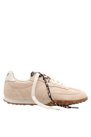 Strike leren sneakers beige