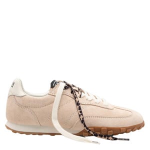 Strike leren sneakers beige