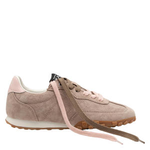 Strike leren sneakers taupe