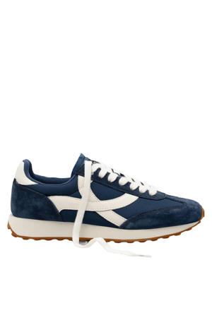 Homerun leren sneakers donkerblauw