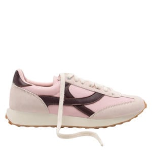 Homerun leren sneakers lichtroze