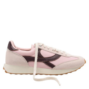 Homerun leren sneakers lichtroze