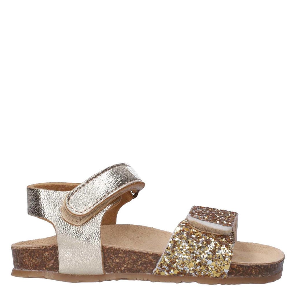 Gouden meisjes Red Code sandalen van imitatieleer met klittenband