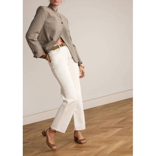 Manfield suède sandalettes lichtbruin