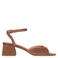 Manfield suède sandalettes lichtbruin