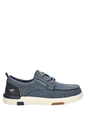 denim bootschoenen blauw
