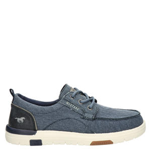 denim bootschoenen blauw