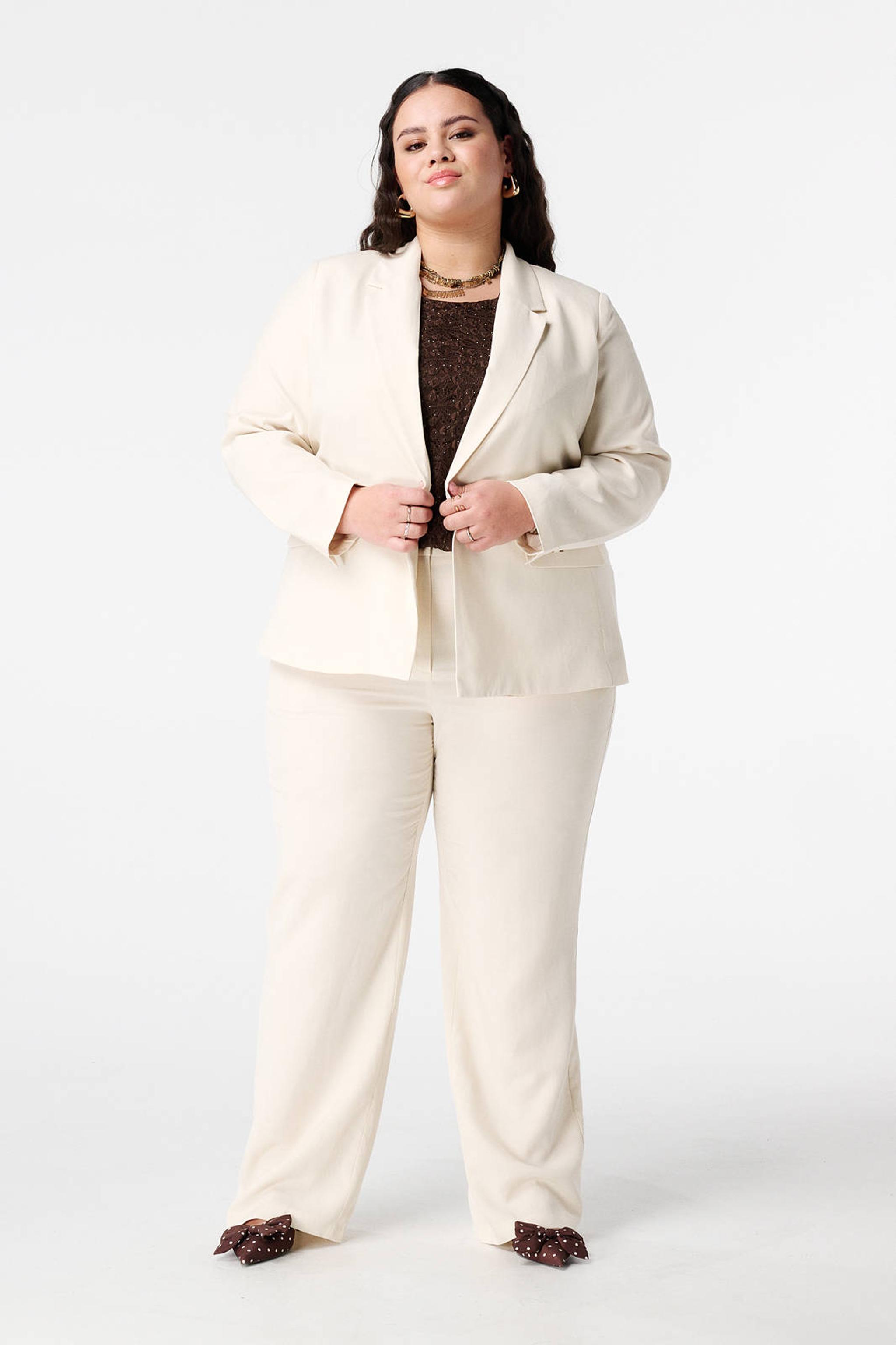 MS Mode regular blazer ecru kopen? | Morgen in huis | wehkamp