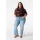 MS Mode gebloemde top rood