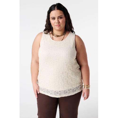 MS Mode singlet ecru afbeelding