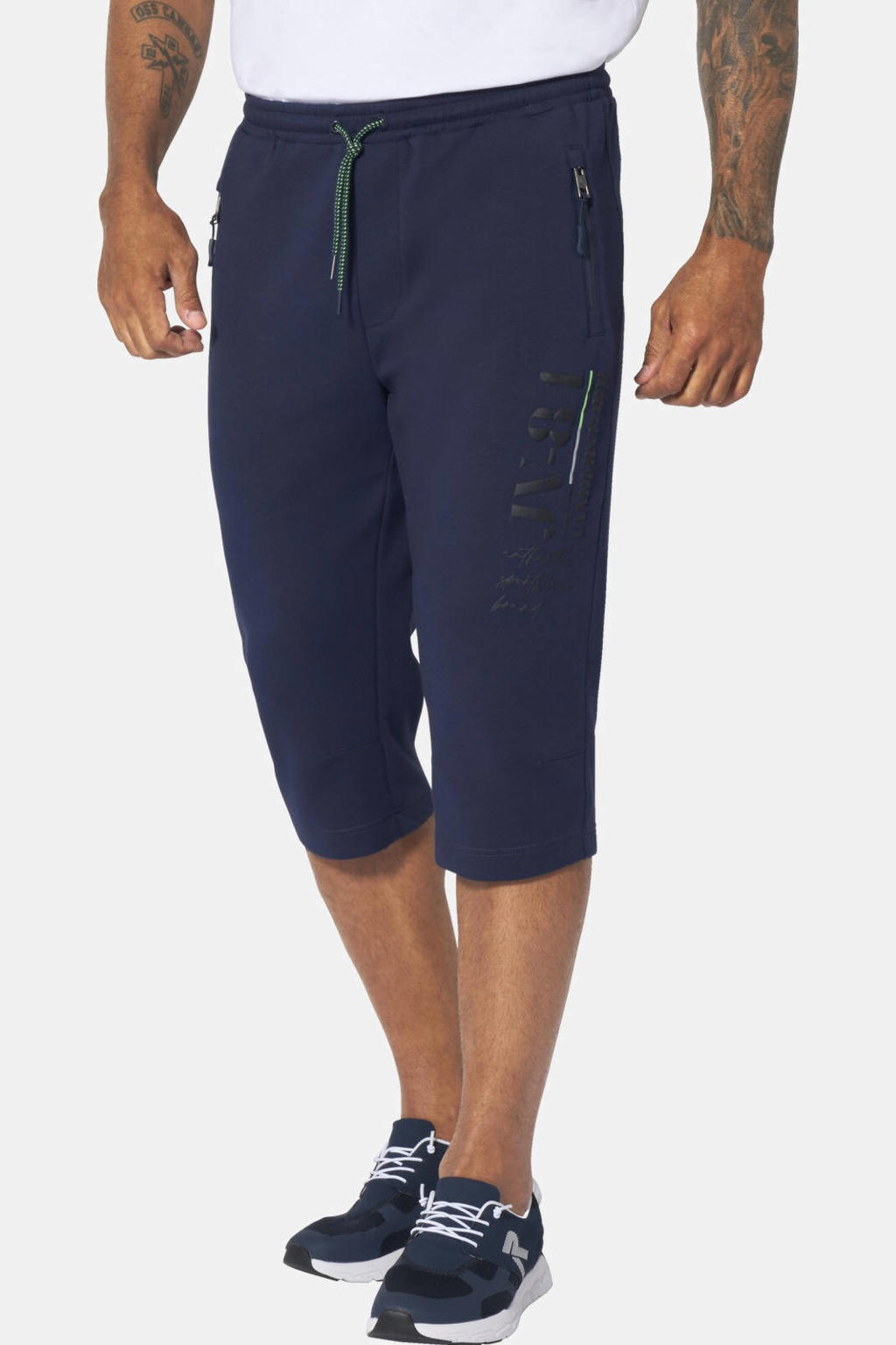 Jan Vanderstorm Plus Size sportbroek ALFVALD - donkerblauw