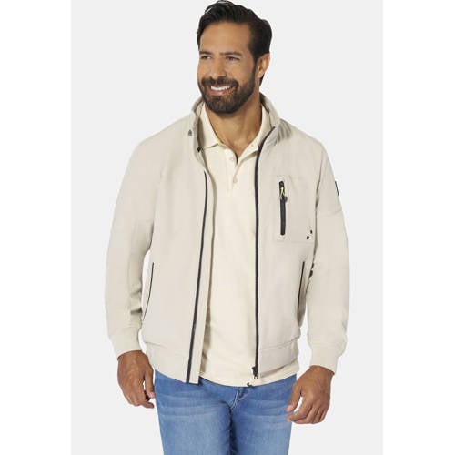 Jan Vanderstorm +FIT Collectie softshell jas Plus Size REIK beige afbeelding