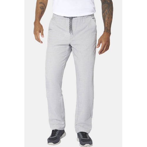 Jan Vanderstorm +FIT Collectie ROLFSEN regular chino Plus Size grijs afbeelding