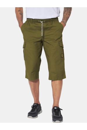 +FIT Collectie ASKJELL regular cargo short Plus Size olijfgroen