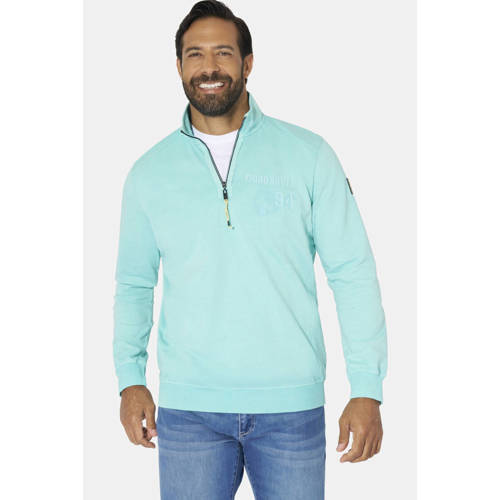 Jan Vanderstorm +FIT Collectie sweater Plus Size ANSBERT turquoise afbeelding
