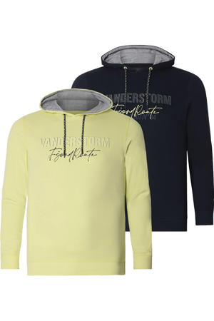 +FIT Collectie hoodie Plus Size LEDVOR lichtgeel - (set van 2)