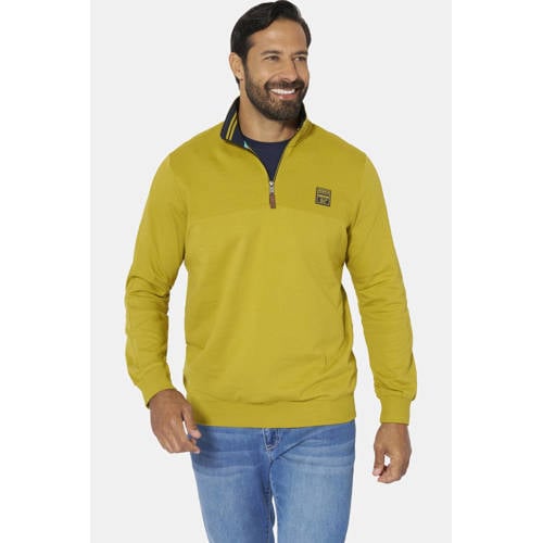 Jan Vanderstorm +FIT Collectie sweater Plus Size TIVAND geel afbeelding