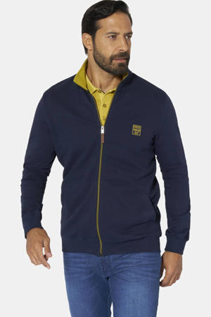 +FIT Collectie sweatvest Plus Size PEDKA donkerblauw
