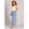 Yest Curve spijkerrok medium blue denim