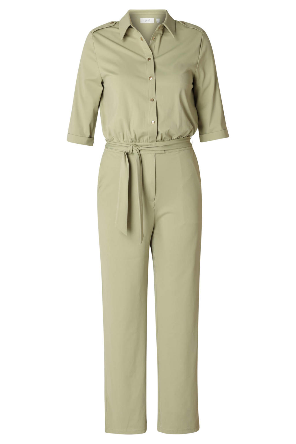 Yest jumpsuit travelstof lichtgroen
