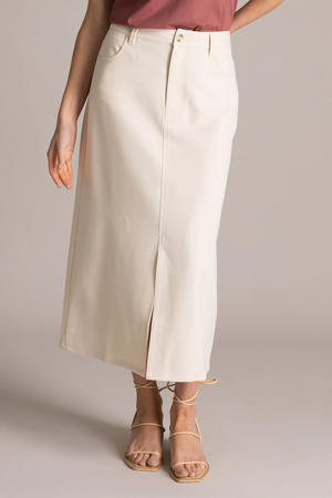 midi rok ecru