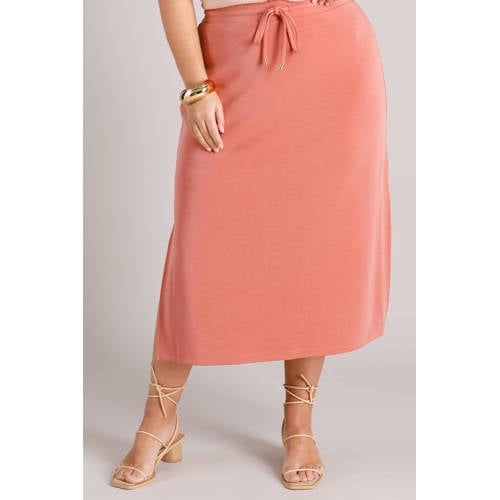 Yest Curve midi rok terra afbeelding