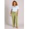 Yest Curve slim regular waist broek groen