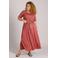 Yest Curve travelstof top oudroze met lurex