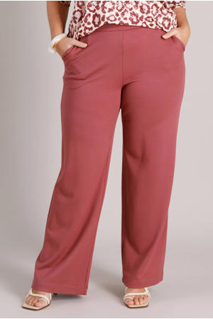 regular fit broek Plus Size - koraalrood