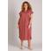 Yest Curve midi jurk travelstof oudroze