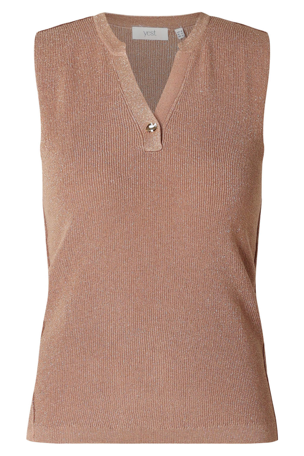 Yest Curve top zand met lurex