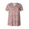 Yest Curve jersey tuniek met panterprint ecru