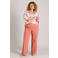 Yest Curve regular high waist broek roze