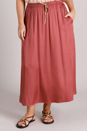 midi rok roodbruin