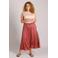 Yest Curve midi rok roodbruin