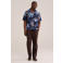 WE Fashion regular casual overhemd donkerblauw