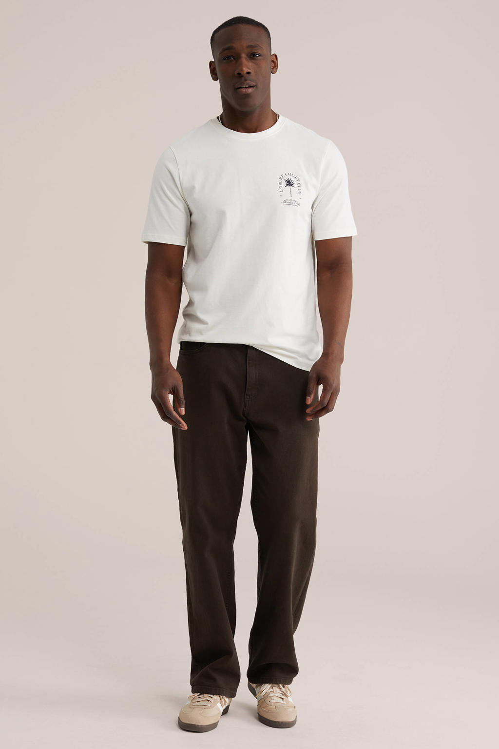 WE Fashion regular T-shirt wit