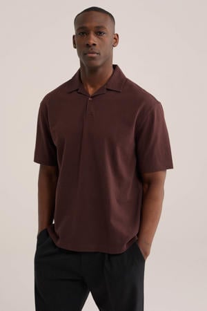 regular polo donkerrood