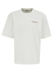thumbnail: WE Fashion oversized T-shirt met backprint ecru