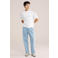 WE Fashion boxy T-shirt wit