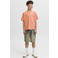 JACK & JONES JUNIOR T-shirt met backprint oranje