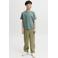 JACK & JONES JUNIOR T-shirt met backprint groen
