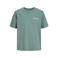 JACK & JONES JUNIOR T-shirt met backprint groen