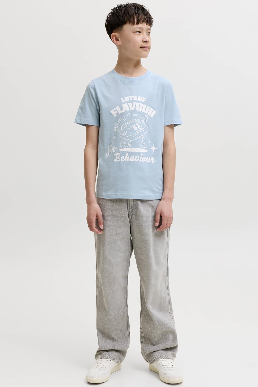 JACK & JONES JUNIOR T-shirt lichtblauw