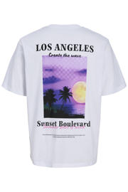 thumbnail: JACK & JONES JUNIOR T-shirt met backprint wit
