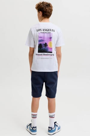 T-shirt met backprint wit