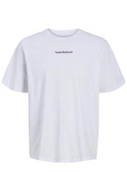 thumbnail: Witte jongens JACK & JONES JUNIOR T-shirt van katoen met backprint, korte mouwen en ronde hals