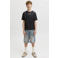 JACK & JONES JUNIOR T-shirt met backprint zwart
