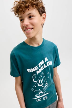 T-shirt donkergroen